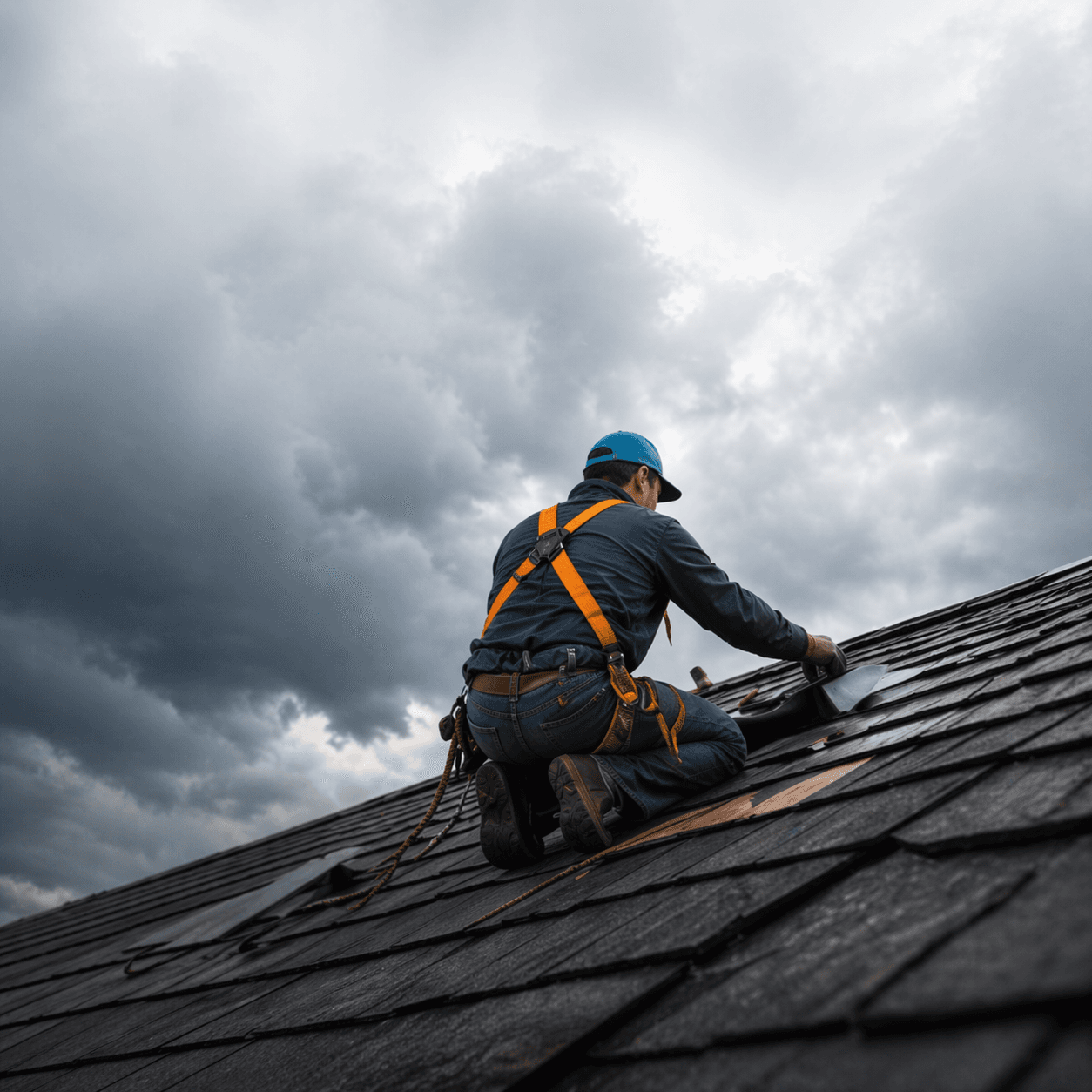 Storm restoration marketing example